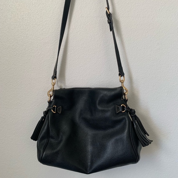 Dooney and Bourke Pebbled Leather Tassel Bag - Picture 8 of 16